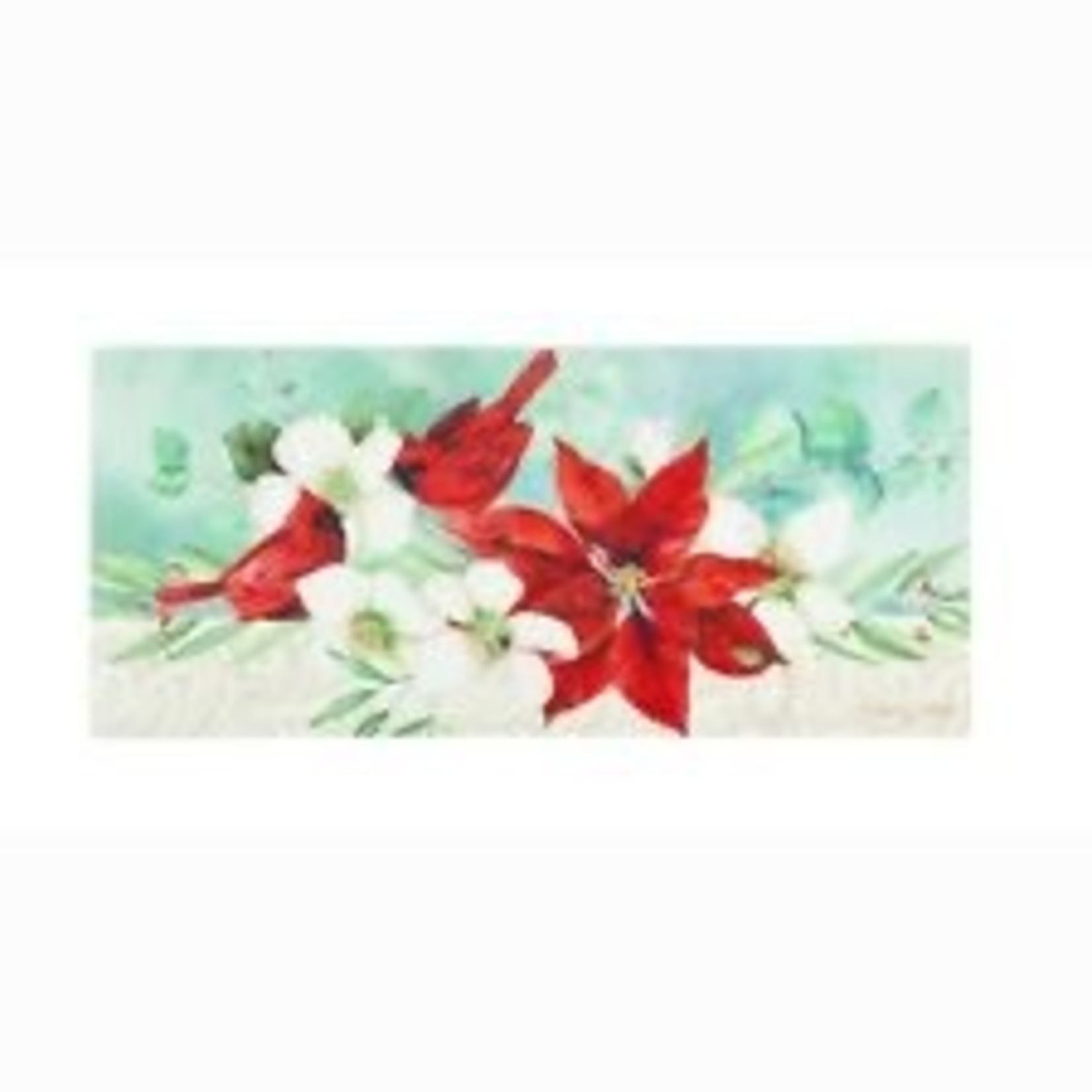 Evergreen Christmas Floral Switch Mat