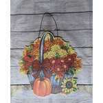 Custom Decor Mums Basket Hang Around