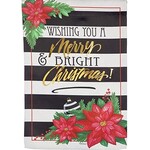 Evergreen Merry & Bright Garden Flag