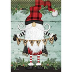 Carson Santa Gnome Garden Flag