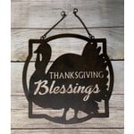AGP Thanksgiving Blessings Metal Hanging