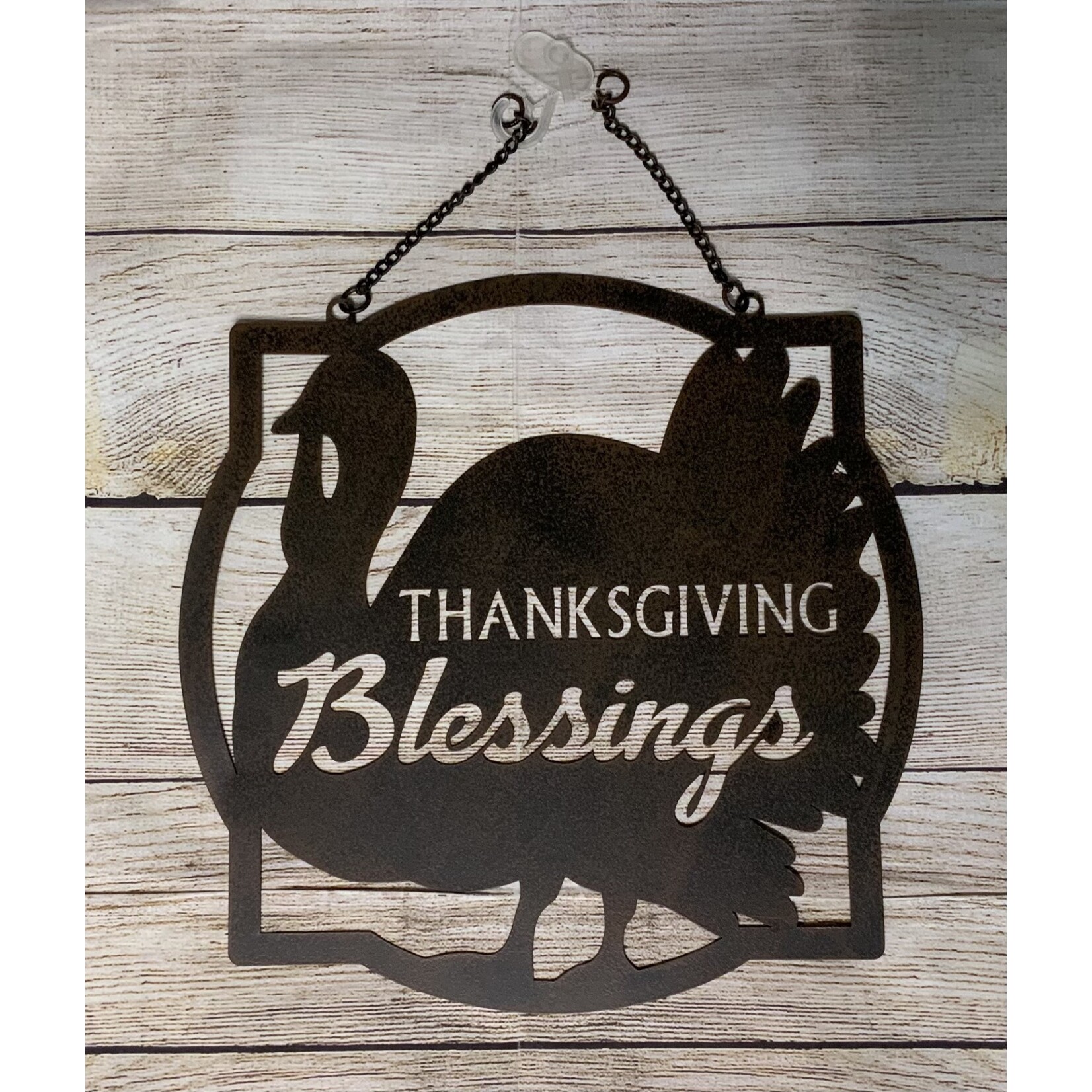 AGP Thanksgiving Blessings Metal Hanging