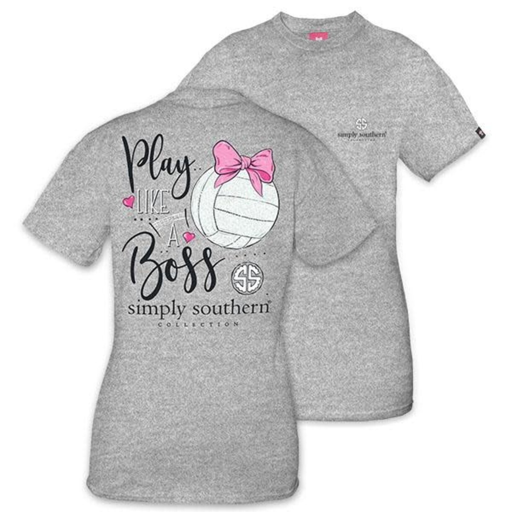 Simply Southern SS Play Like A Boss Volleyball XXL