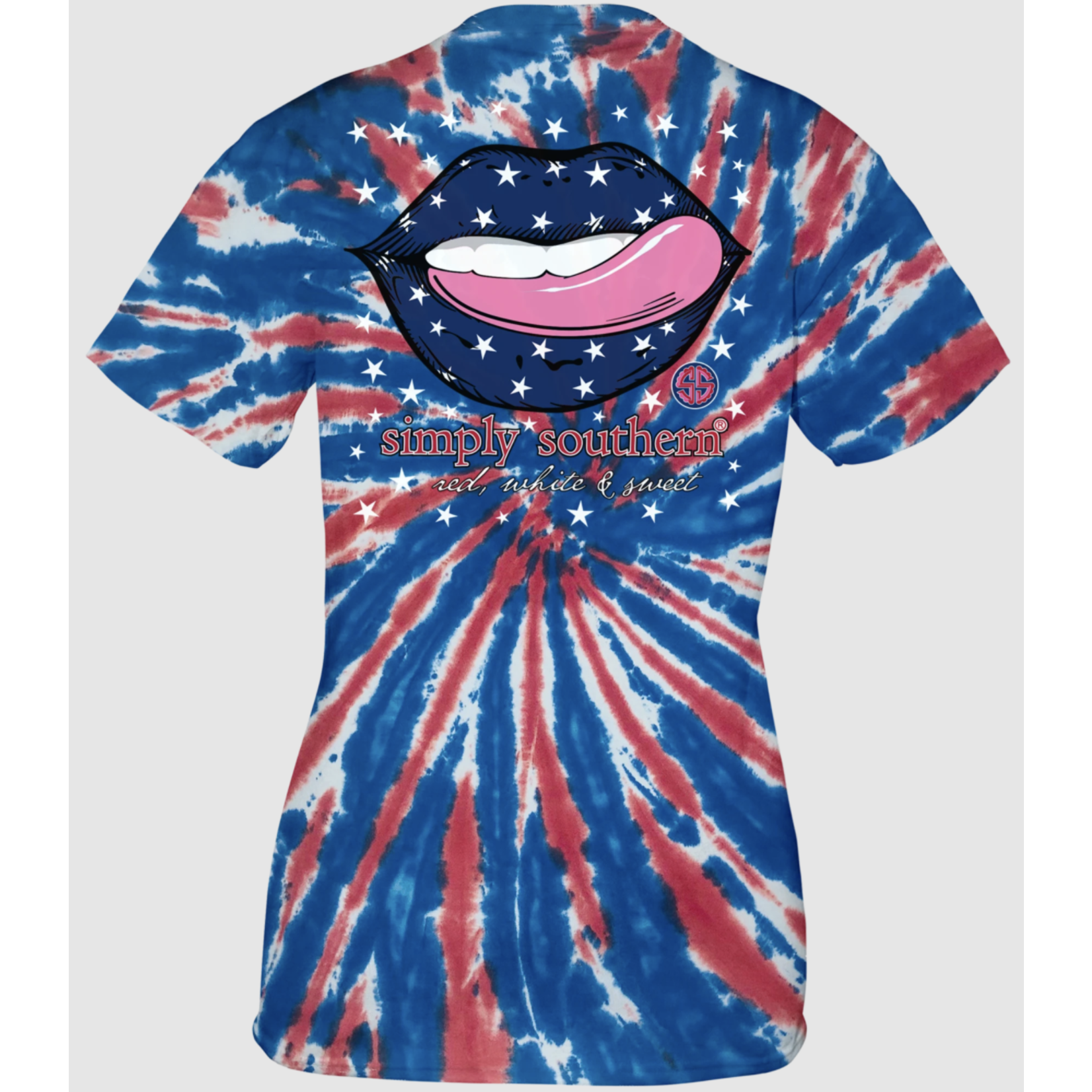 Simply Southern SS Red, White, And Sweet Tee Youth Small