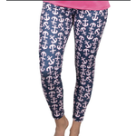 Simply Southern Simply Southern Sport Leggings Anchor Small