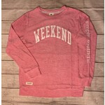 Simply Southern Simply Southern Terry Crewneck Weekend Pink M