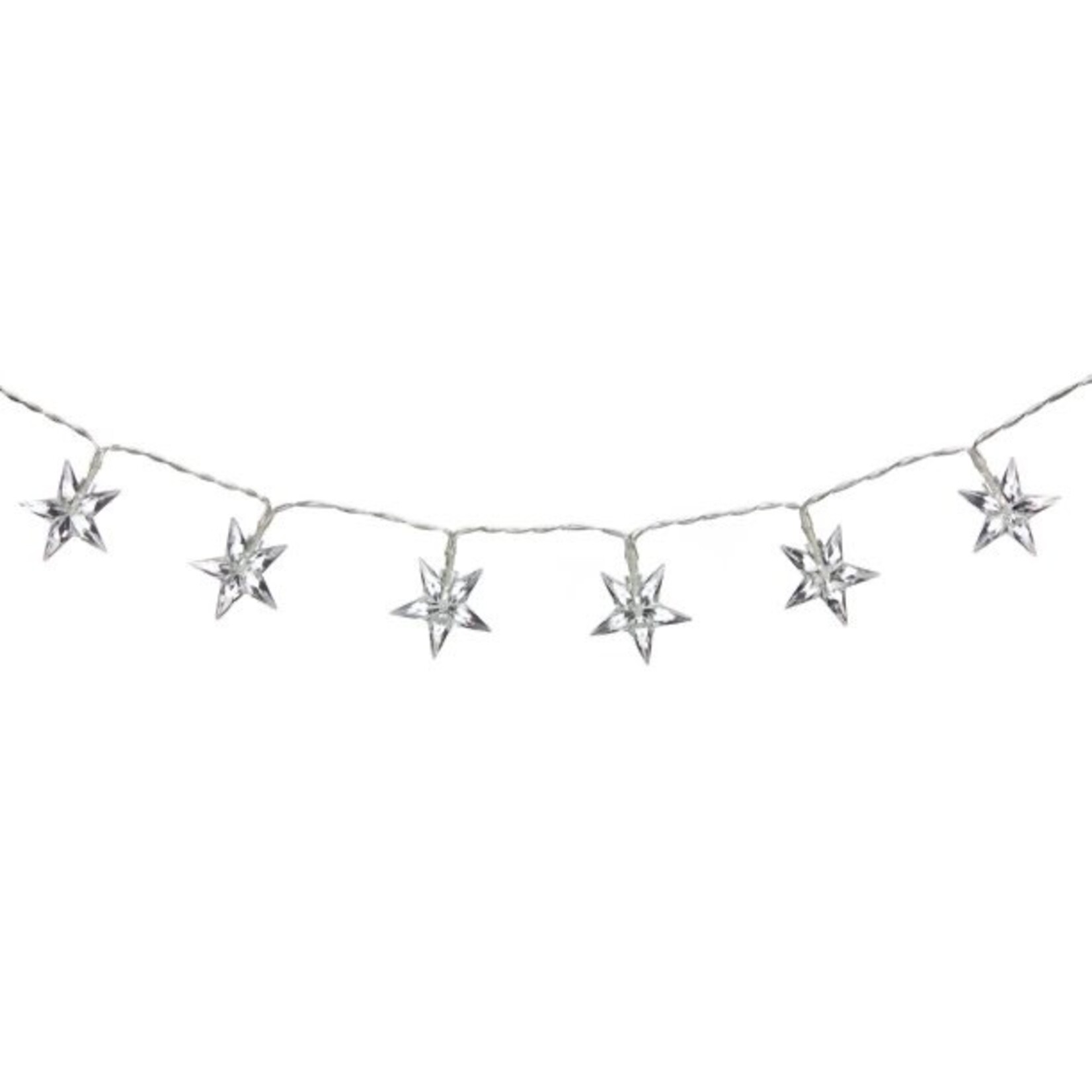 Evergreen Clear Star String Lights