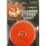 Gerson Party Pumpkin Flashing Strobe Light