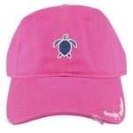 Simply Southern SS Turtle Distressed Hat Pink