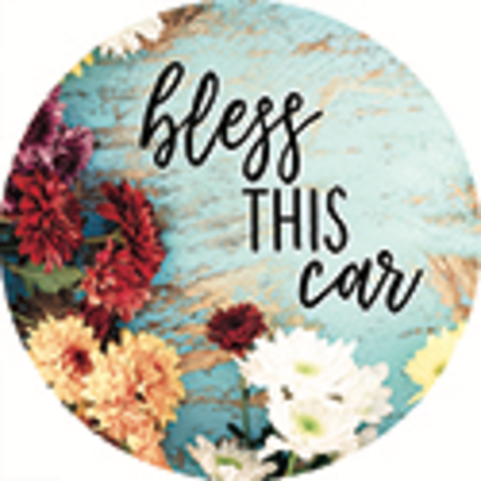 Carson Bless This Car Car Coaster CC73304