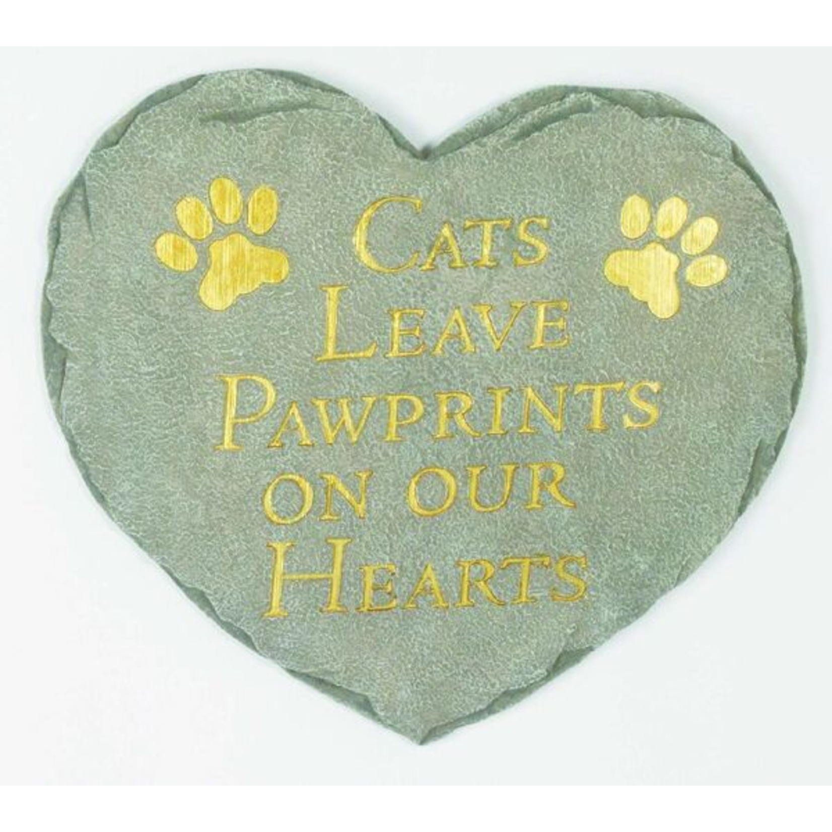 Spoontiques Cats Leave Paw Prints Garden Stone