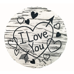 Spoontiques Spoontiques I Love You Garden Stone