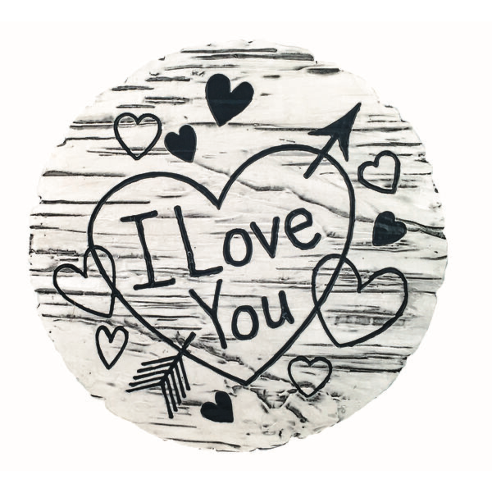 Spoontiques Spoontiques I Love You Garden Stone