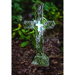 Manual Solar LED Memorial Cross