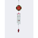 Spoontiques Fire Fighter Wind Chime