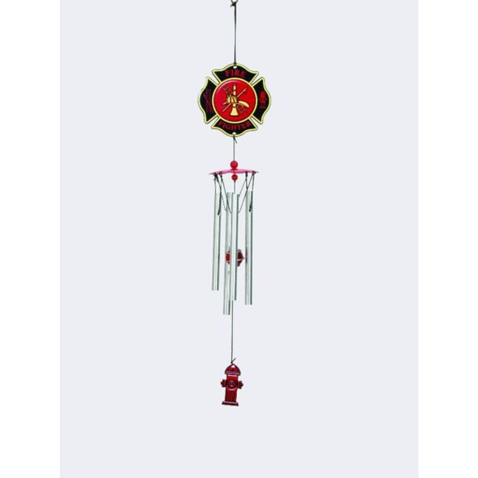Spoontiques Fire Fighter Wind Chime