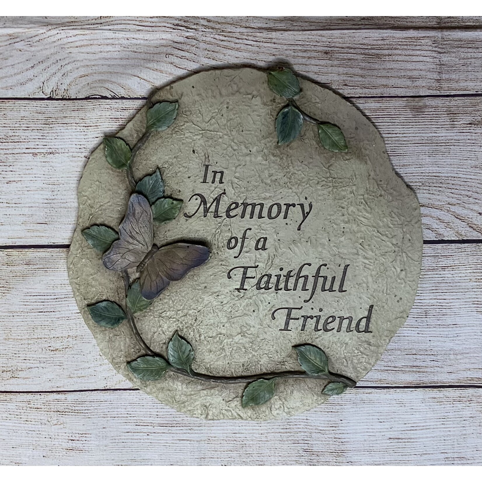 New Creative In Memory of a Faithful Friend Garden Stone