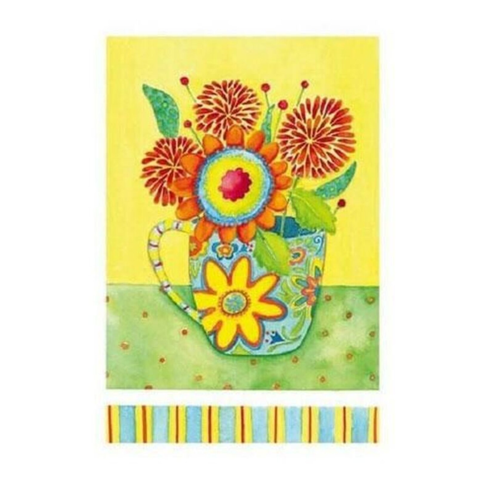Evergreen Evergreetings Floral Blank