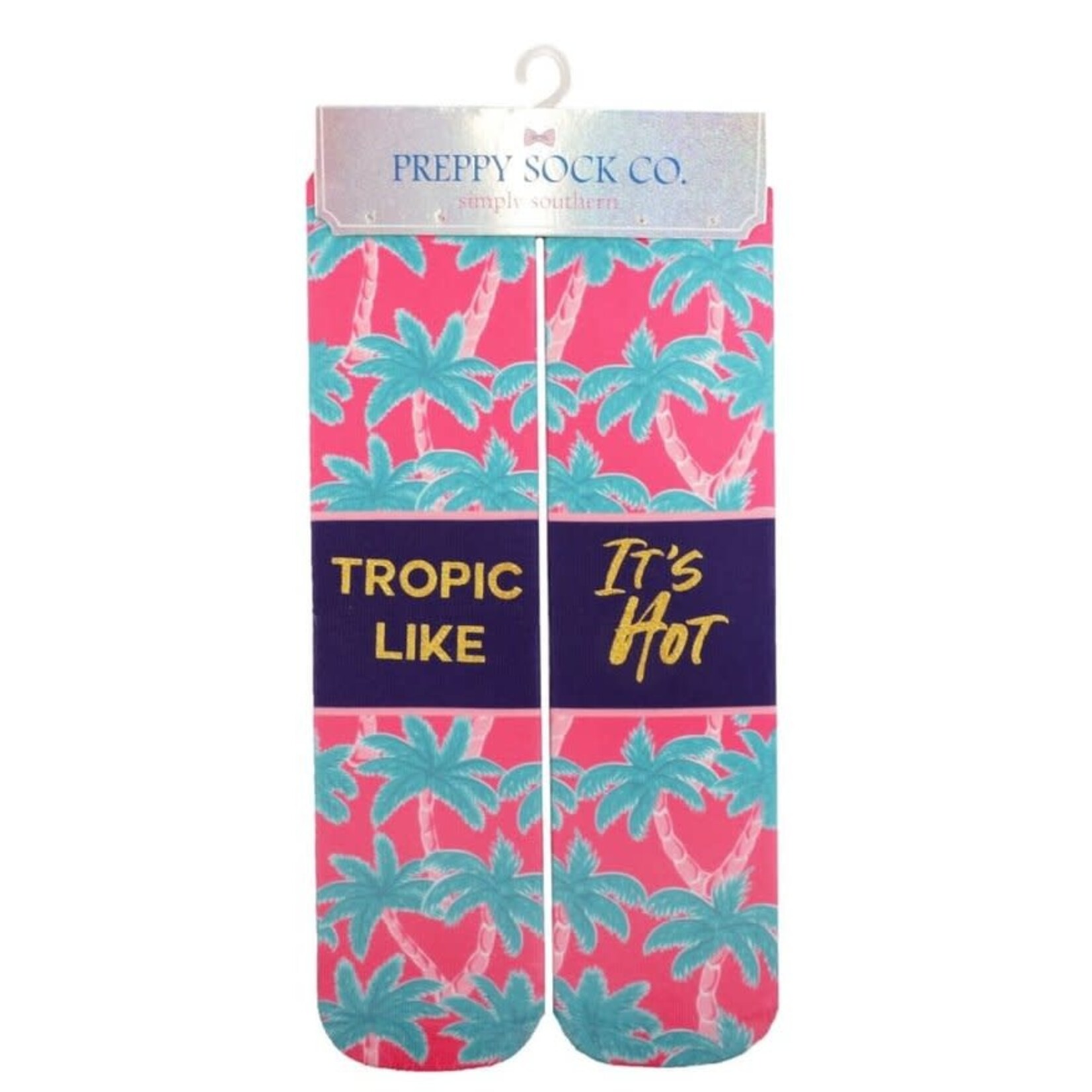 Simply Southern SS Preppy Crew Socks Tropic Like it's Hot