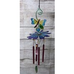 Evergreen Stained Glass Wind Chime