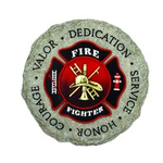 Spoontiques Fire Fighter Garden Stone