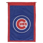Evergreen Chicago Cubs Embellish House Flag