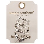 Simply Southern Stackable Rings Silver Moon