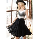 Lovely Melody Stripe Top Dress