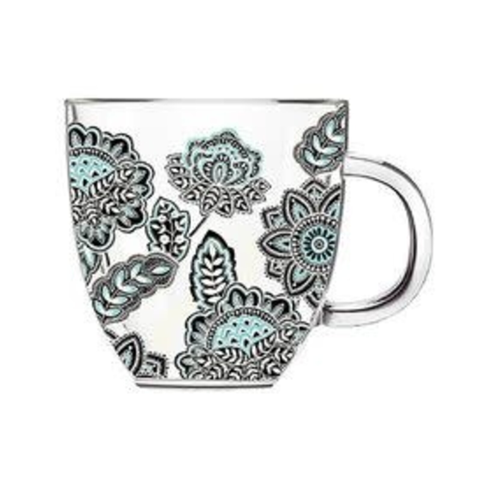 Cypress Dark & Stormy Glass Coffee Mug w/Box