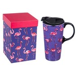 Cypress Flamingos Travel Mug w/Box