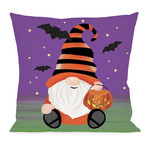 Evergreen Halloween Gnome Pillow Cover