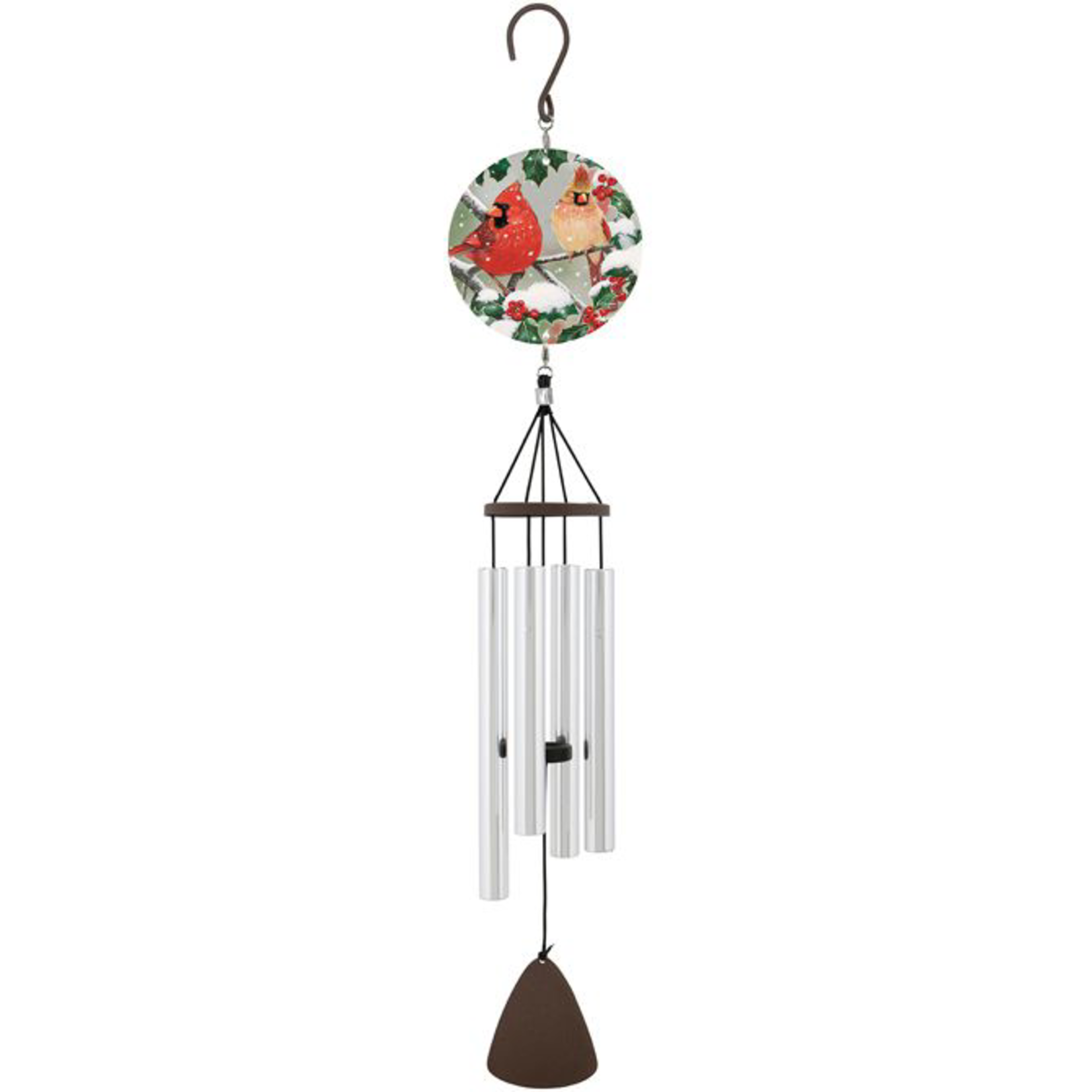 Carson Cardinals in Holly Wind Chime