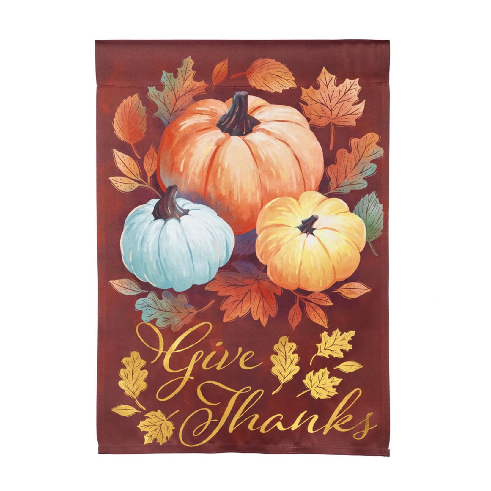 Evergreen Crafted Harvest Garden Flag