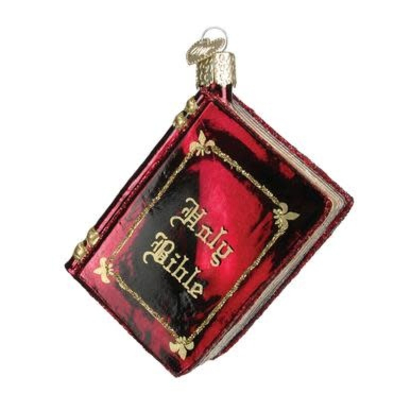Old World Christmas Old World Christmas Holy Bible Ornament
