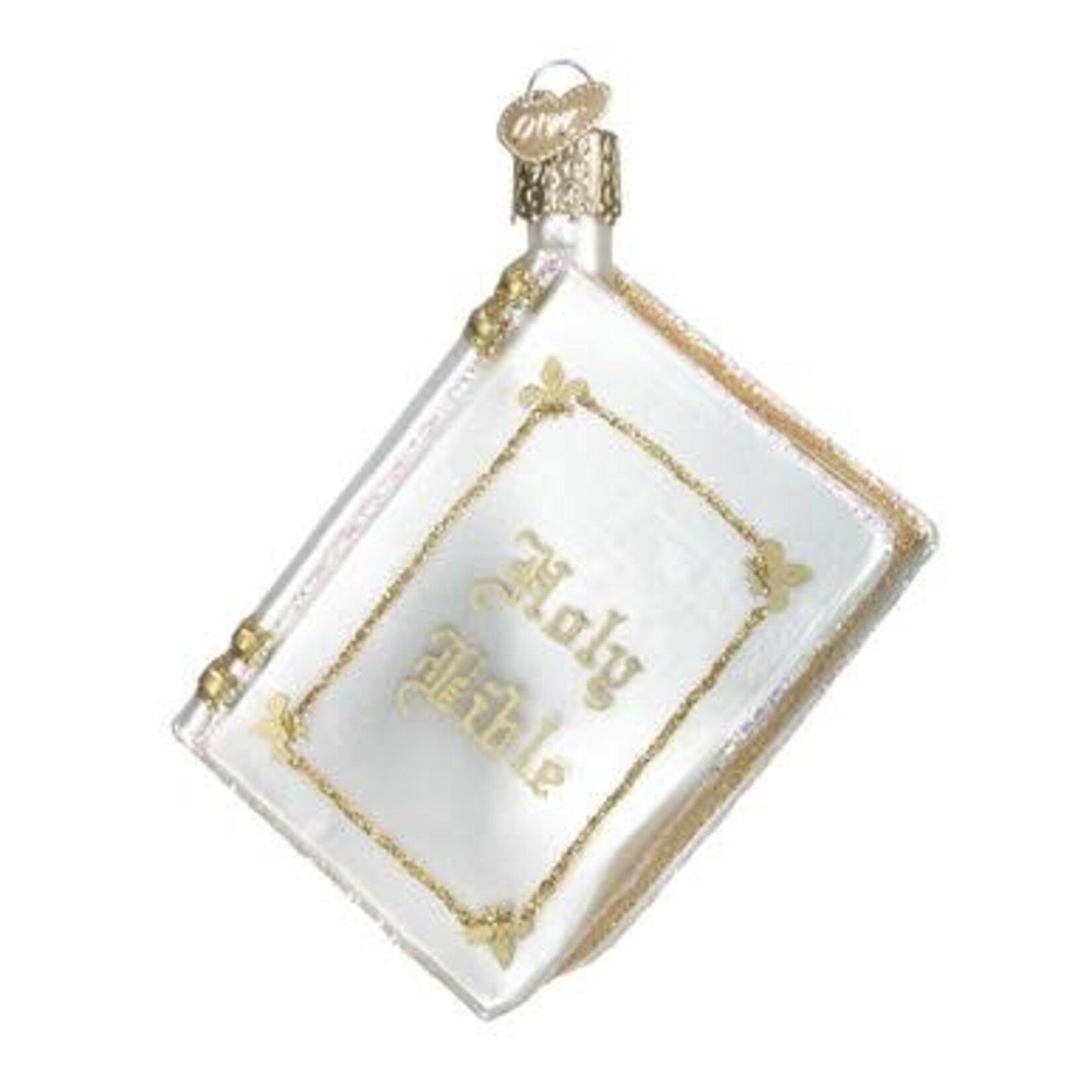 Old World Christmas Holy Bible Ornament