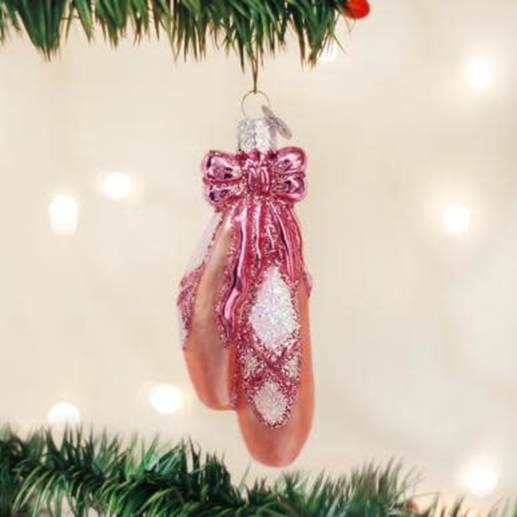 Old World Christmas Old World Christmas Ballet Toe Shoes Ornament