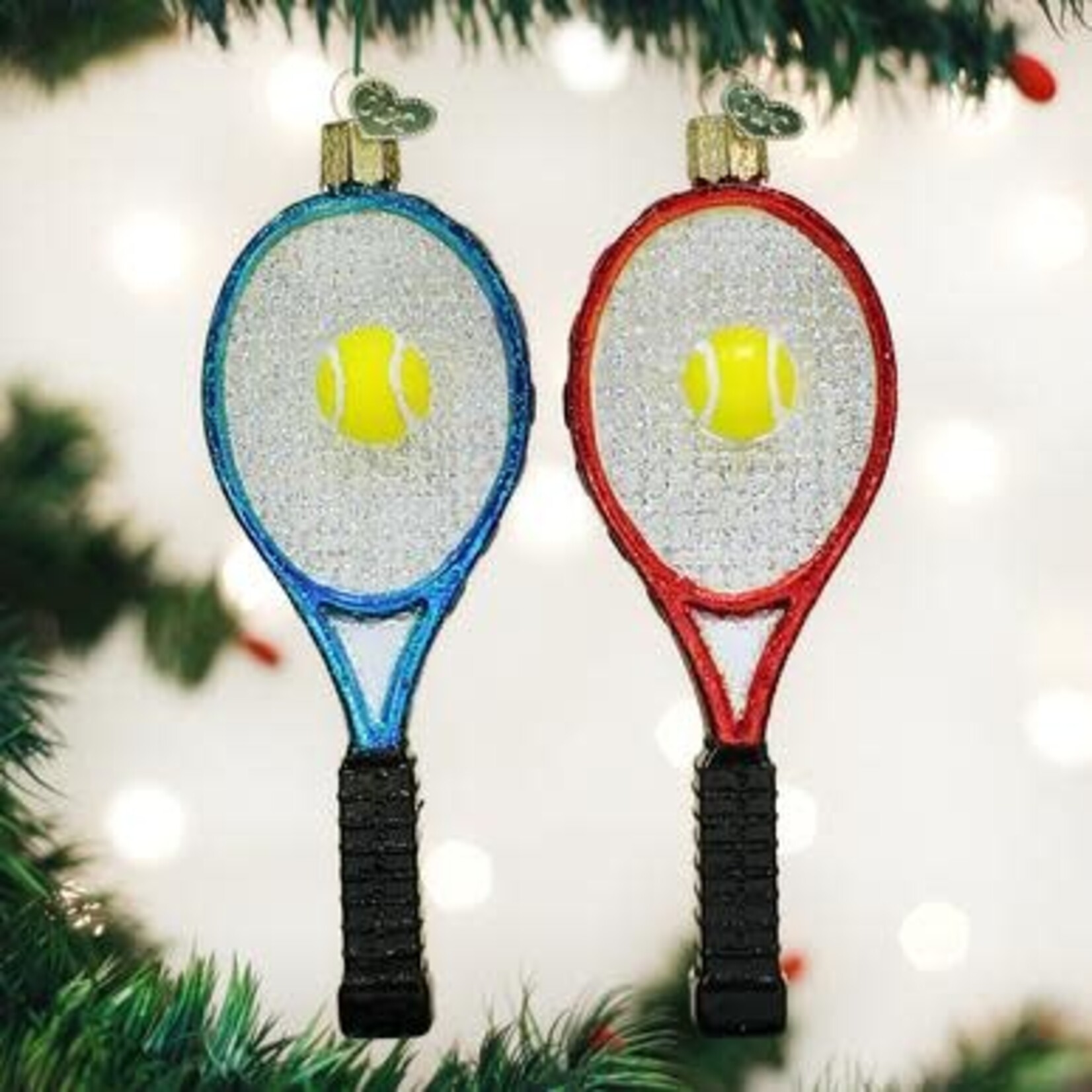 Old World Christmas Tennis Racquet Ornament