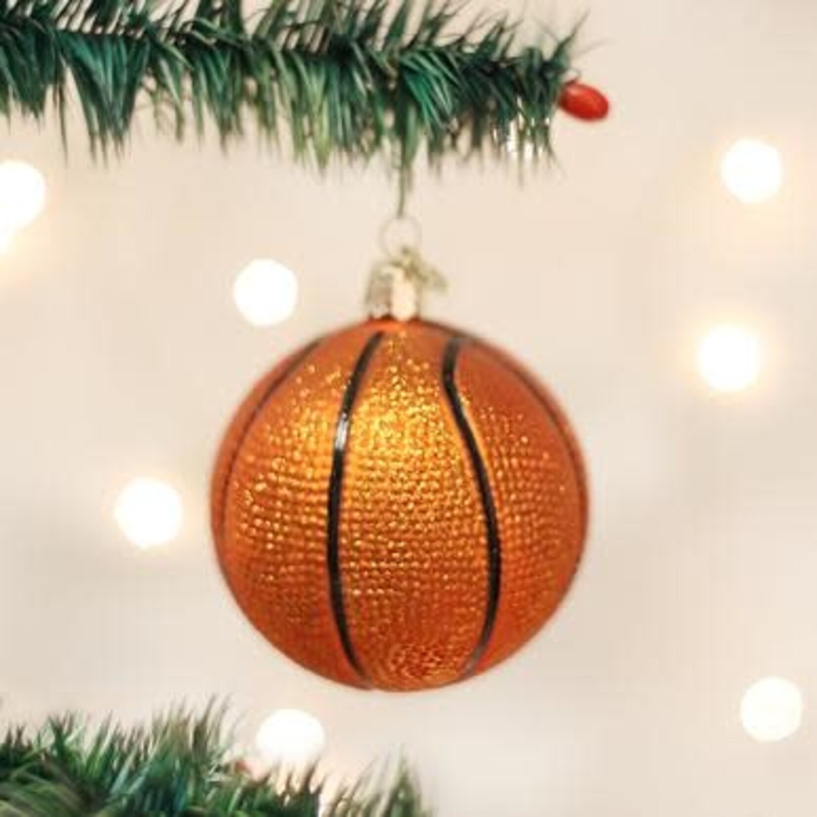 Old World Christmas Basketball Ornament