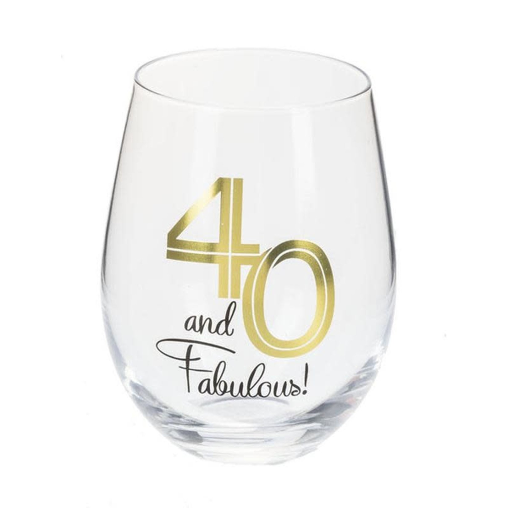 Ganz Birthday Stemless Wine Glass