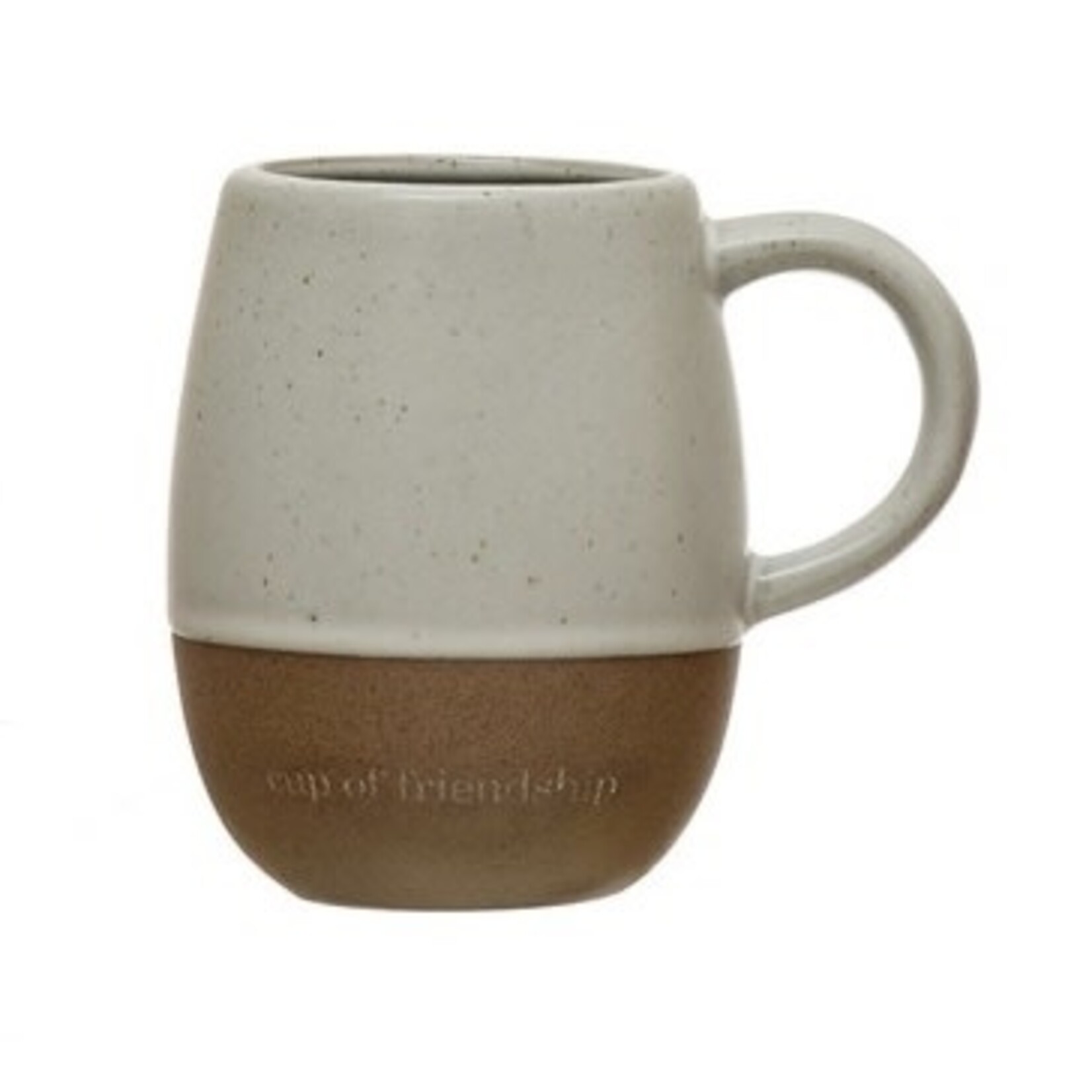 Creative Co-op Stoneware Mug w/Wood Gift Box