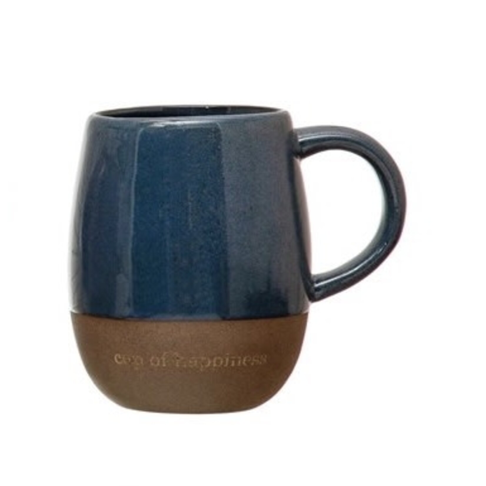 Creative Co-op Stoneware Mug w/Wood Gift Box