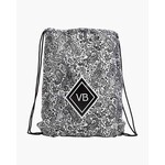 Vera Bradley Vera Bradley Drawstring Backsack Eden Paisley Black