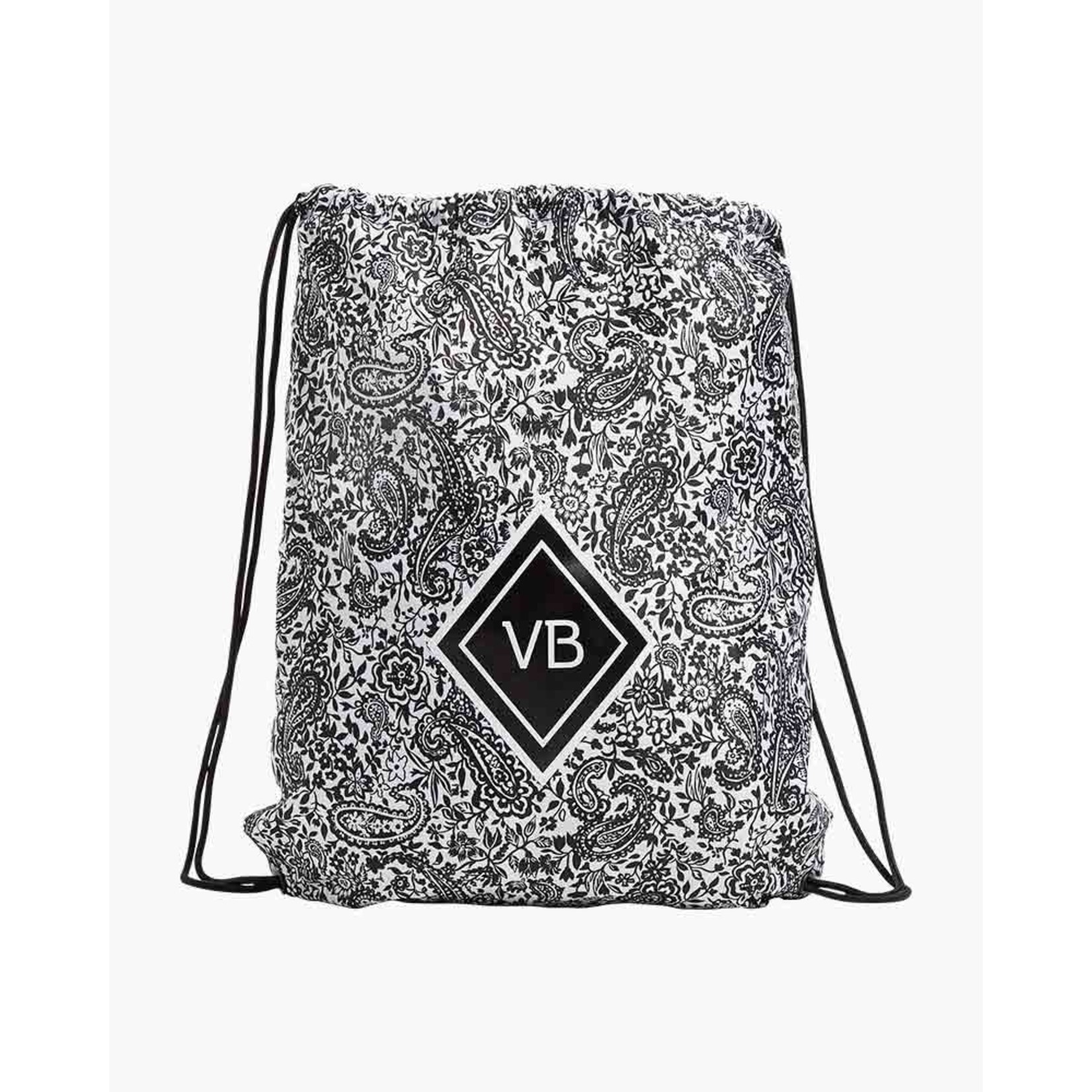Vera Bradley Vera Bradley Drawstring Backsack Eden Paisley Black