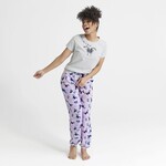 Vera Bradley Vera Bradley Lavender Butterflies Short Sleeve Pajamas Shirt