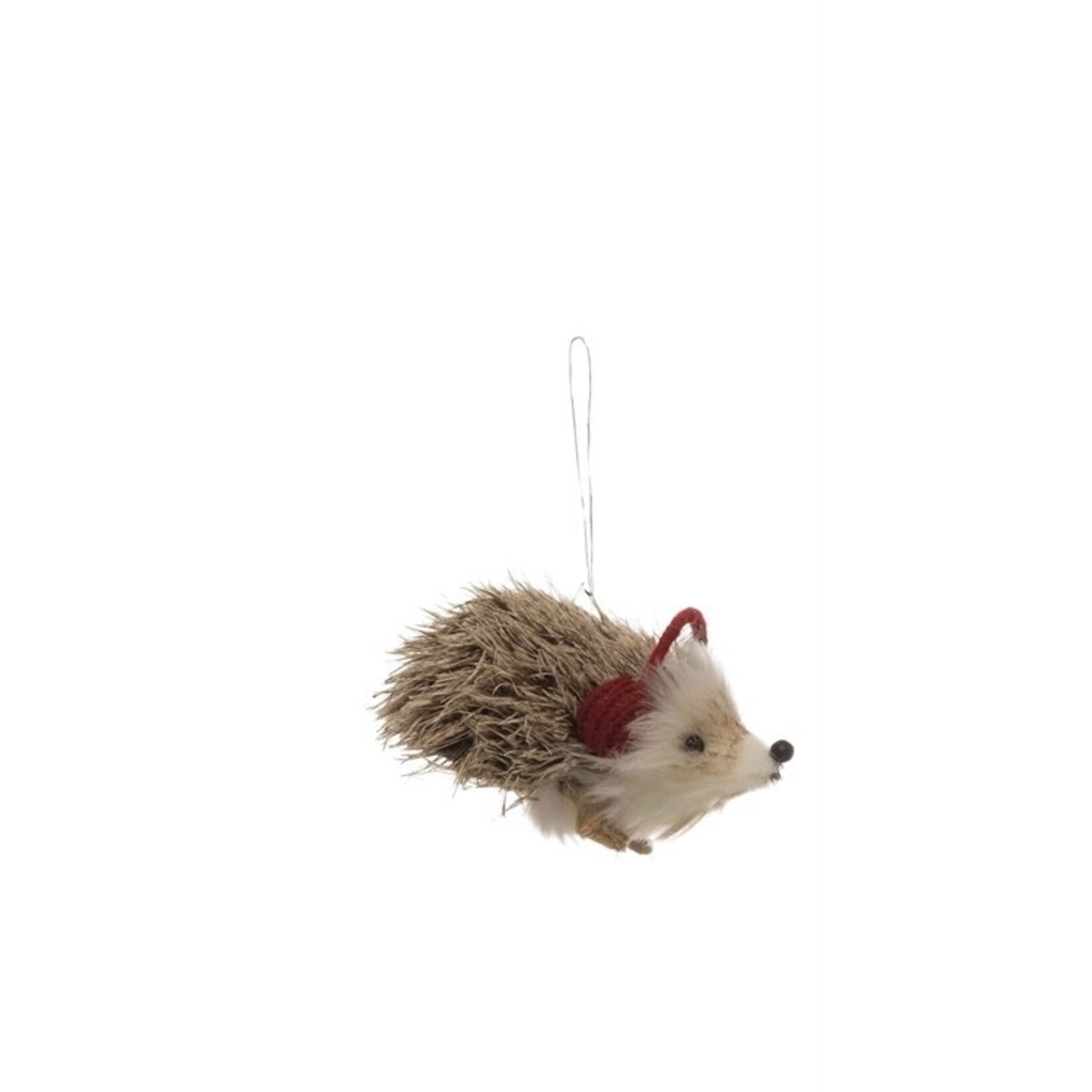 Creative Co-op Faux Fur Hedgehog Ornament