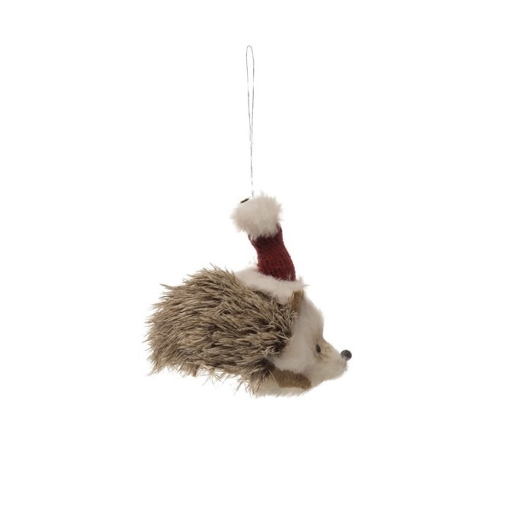 Creative Co-op Faux Fur Hedgehog Ornament