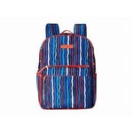 Vera Bradley Vera Bradley Preppy Poly Large Backpack Cobalt Stripe