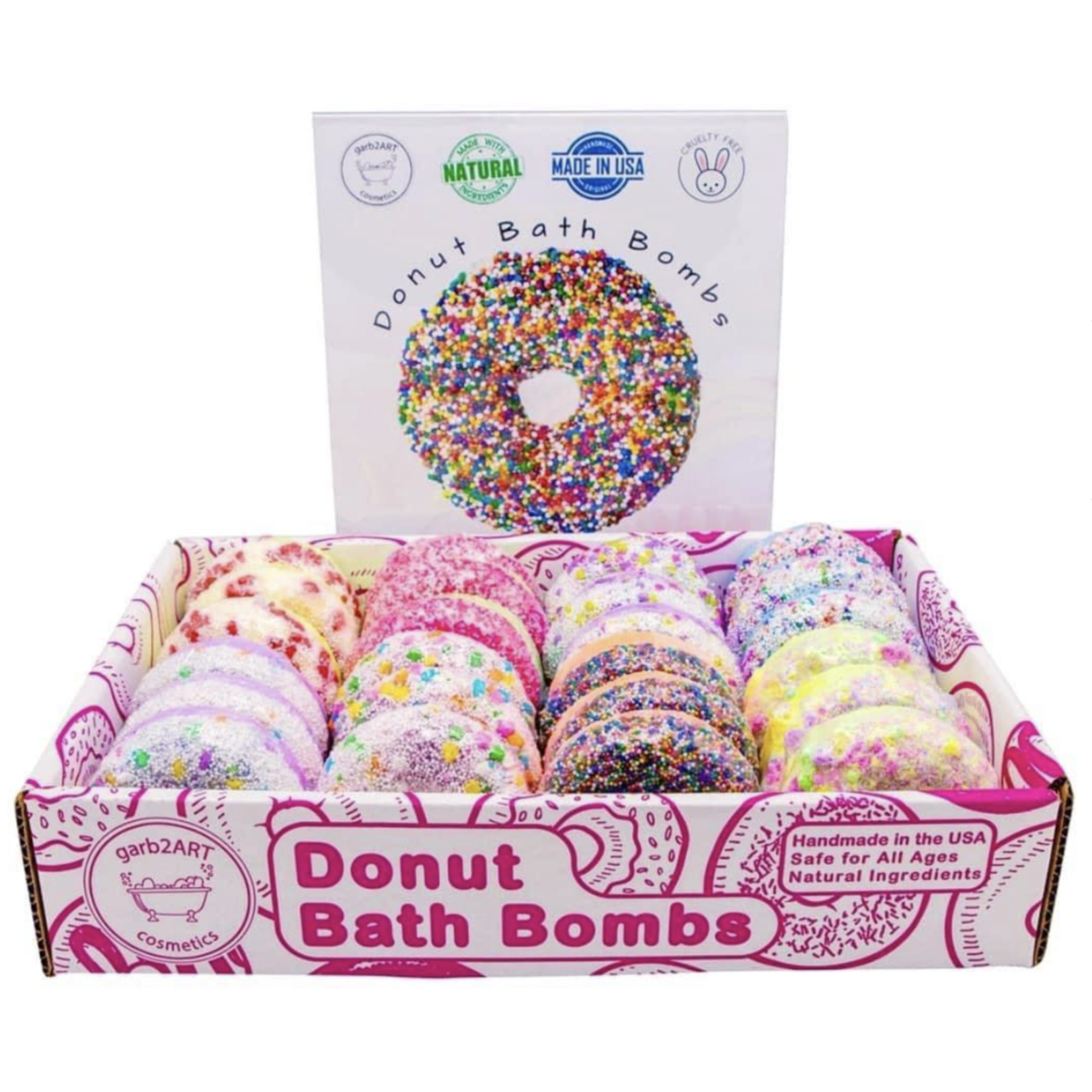 garb2art cosmetics garb2ART Donut Bath Bomb Key Lime