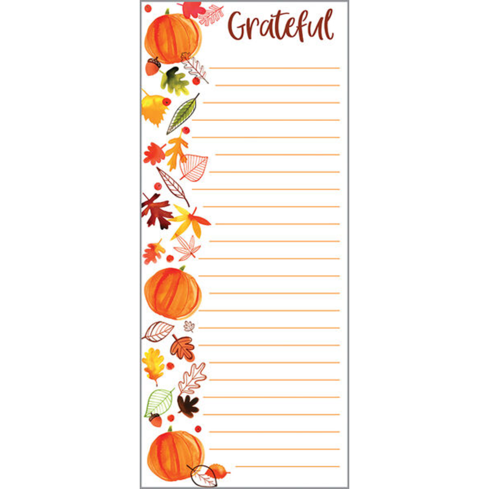 Gina B Autumn Leaves List Pad