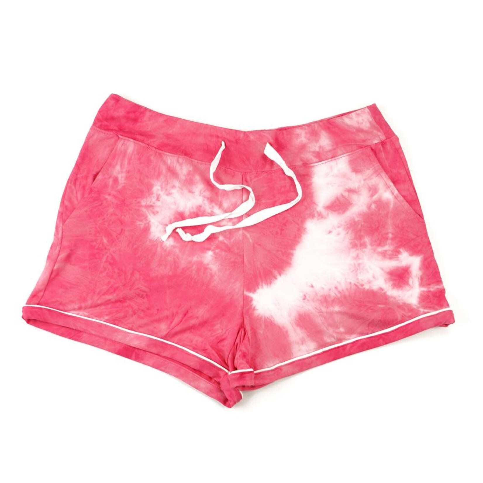 Hello Mello Coral Tie Dye Lounge Shorts L/XL
